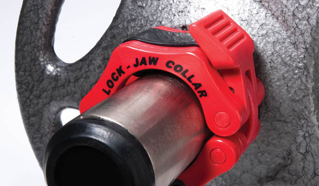 Lock-Jaw Olympic Barbell Collar Red