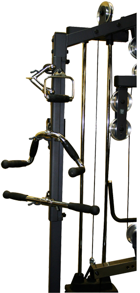 Body-Solid Gym Mounted Accessory Rack