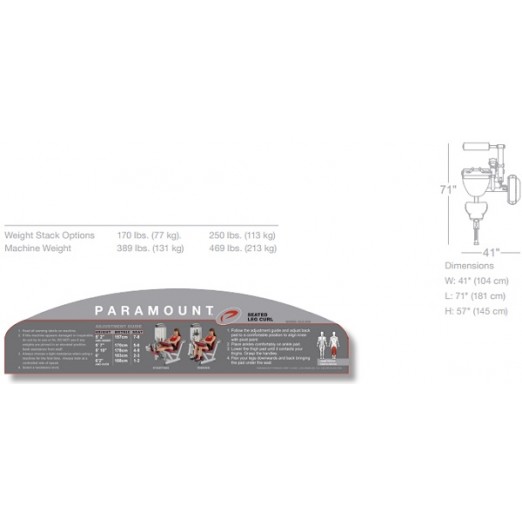 Paramount XL2-0200 Seated Leg Curl