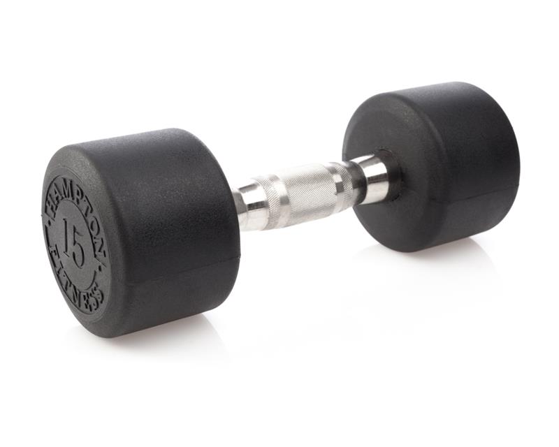 Hampton Dura-Prostyle Urethane Round Dumbbells-38858 Hampton Dura-Prostyle Urethane Round Dumbbells-38858