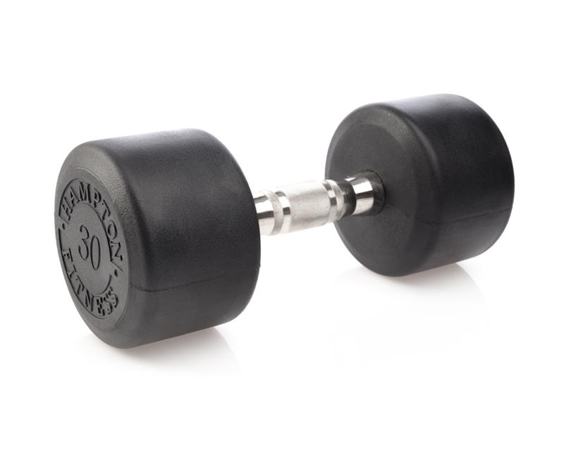 Hampton Dura-Prostyle Urethane Round Dumbbells-38861 Hampton Dura-Prostyle Urethane Round Dumbbells-38861