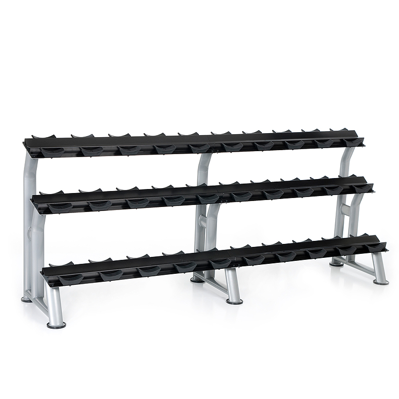 Hampton 15 Pair Saddle Dumbbell Rack (3T-SDL-15)