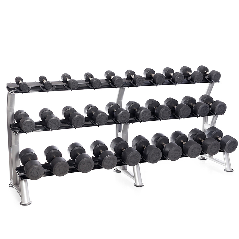Hampton 15 Pair Saddle Dumbbell Rack (3T-SDL-15)