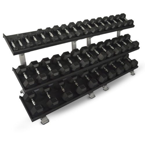 Inflight 109" 3-Tier Dumbbell Rack System-33518