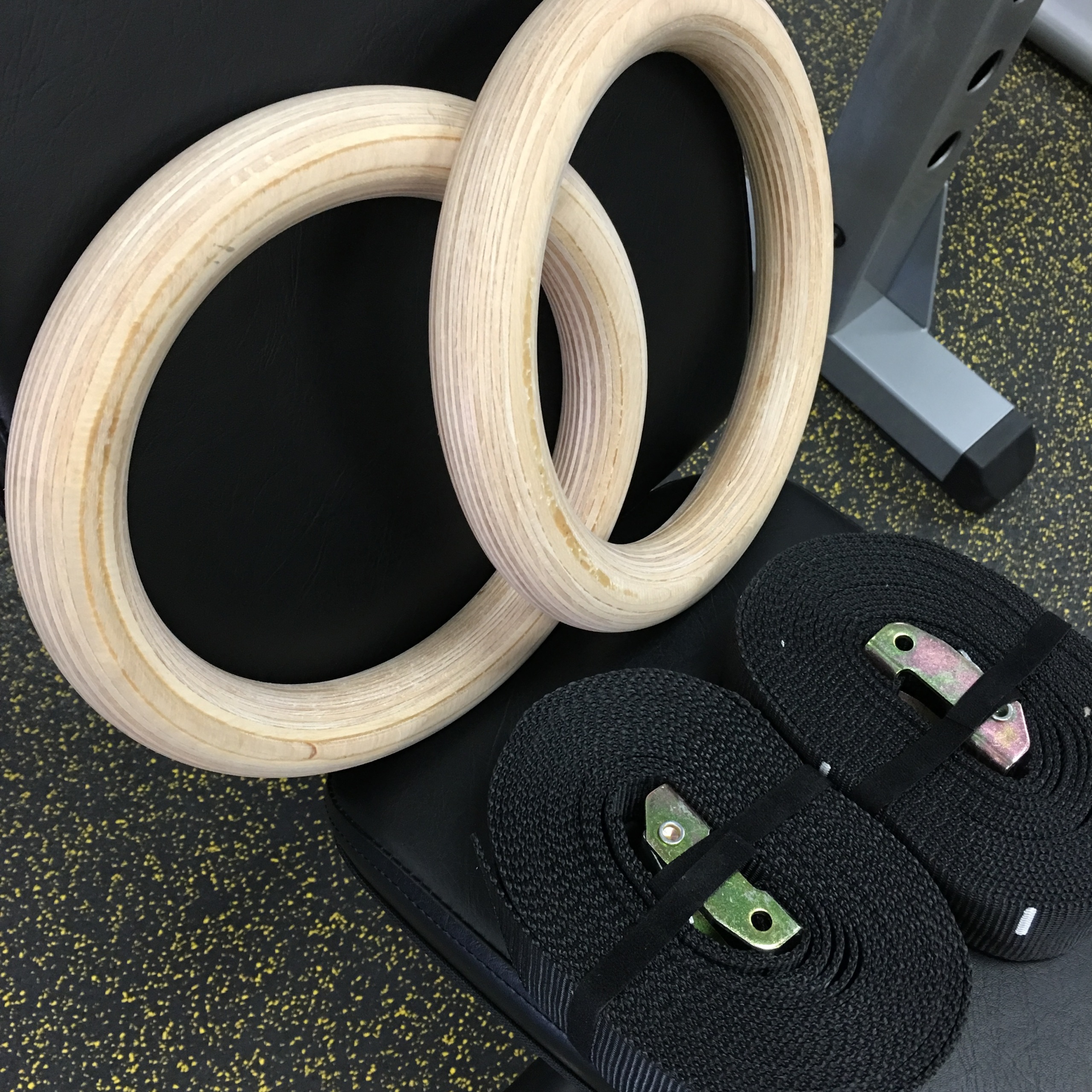 AgileFIT Gymnastic Wood Rings