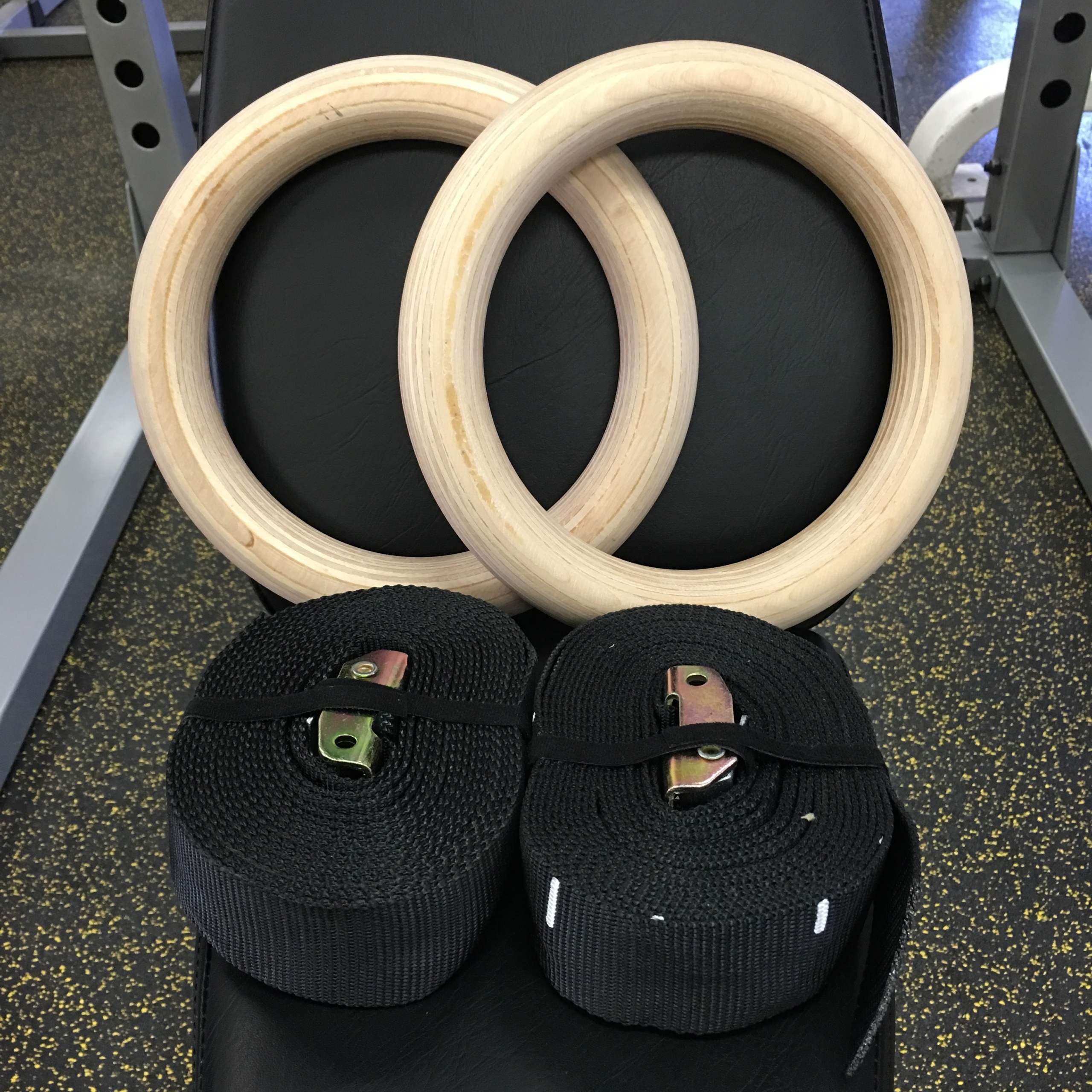 AgileFIT Gymnastic Wood Rings