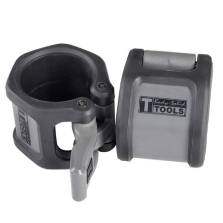 Body-Solid Lock-Jaw Hex Barbell Collar Pair