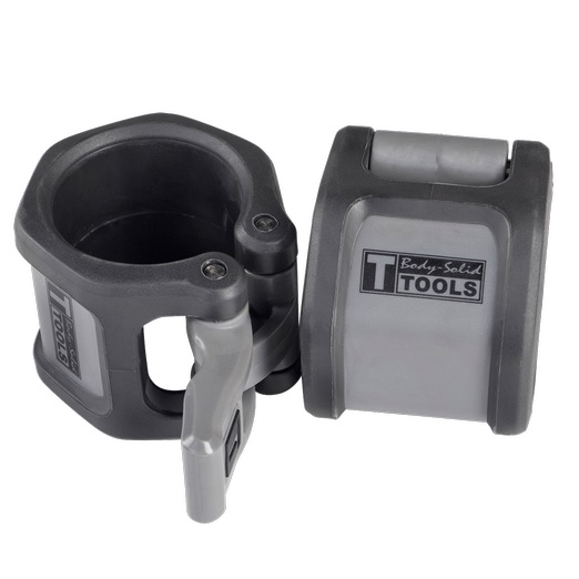Body-Solid Lock-Jaw Hex Barbell Collar Pair