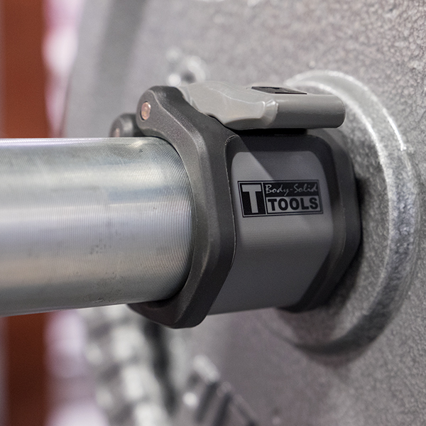 Body-Solid Lock-Jaw Hex Barbell Collar Pair