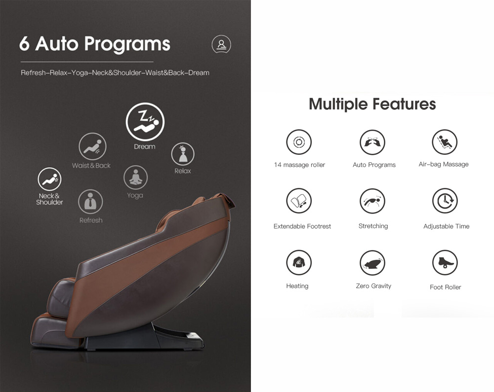 LifeSmart R8316 2D Zero Gravity Massage Chair