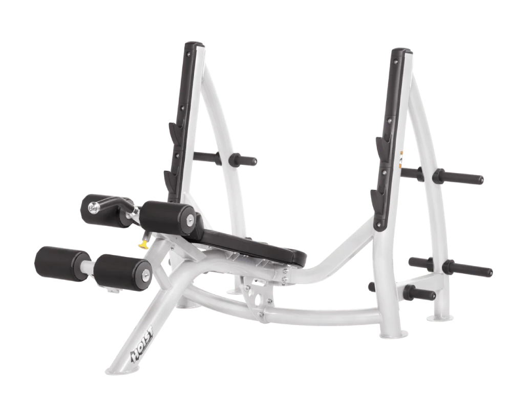 Hoist Fitness Commercial Olympic Decline Bench with Storage CF-3177-A (1)